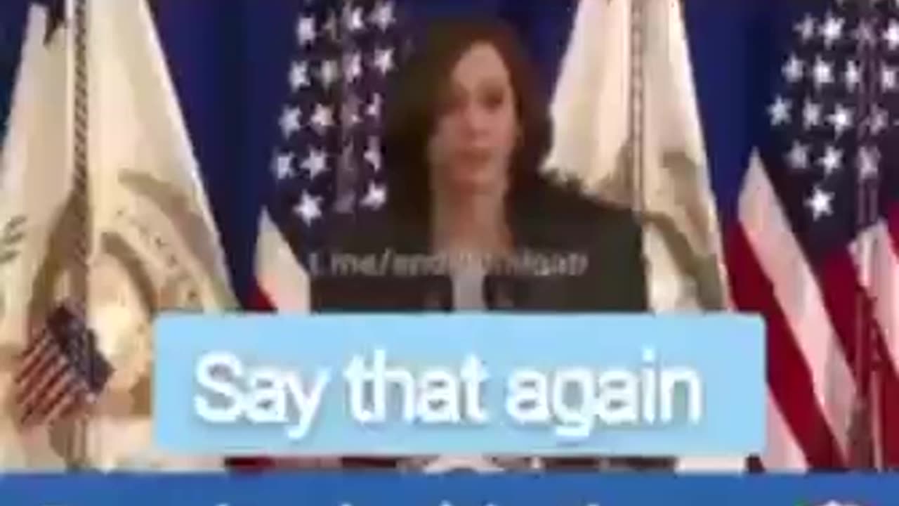 Kamala says the quiet part out loud