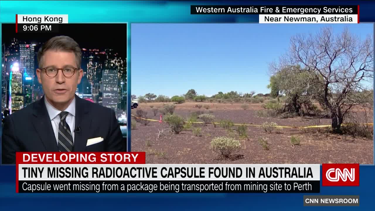 Tiny, radioactive capsule went missing. See where it was found