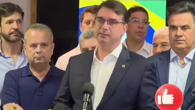 Flávio bolsonaro fala sobre Roberto Marinho a candidatura ao senado,