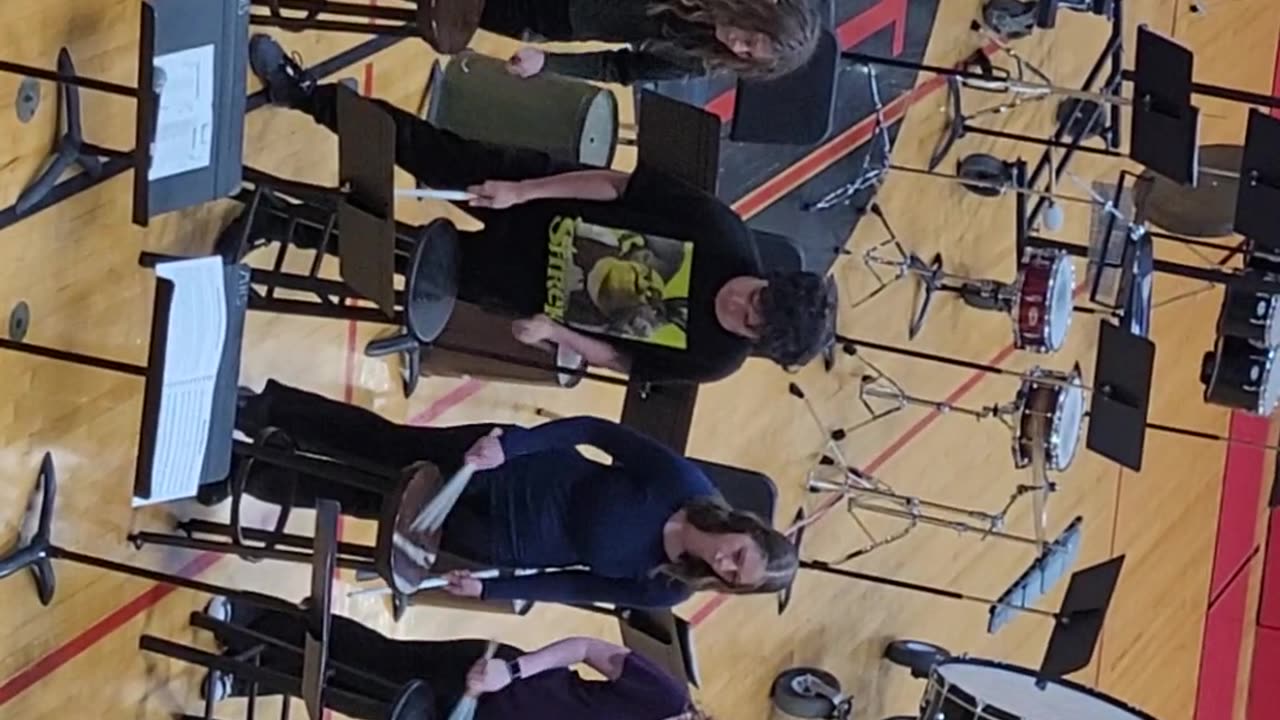 First ever percussion thingy for Vivian