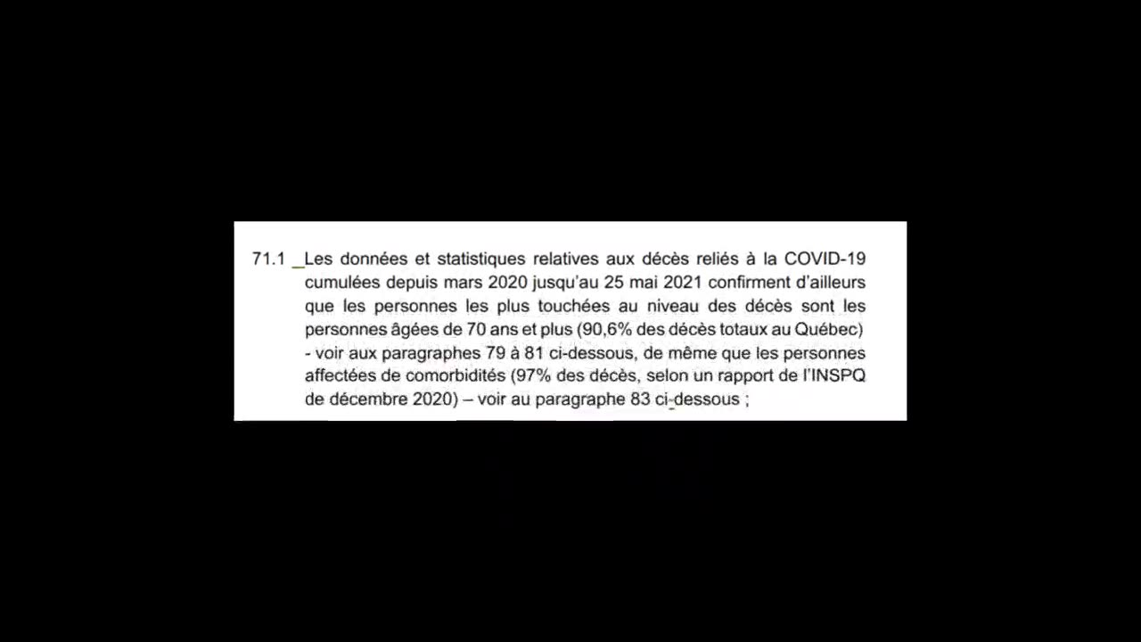 Section 3 : L’inexistence d’une menace grave ou imminente pour la santé de la population