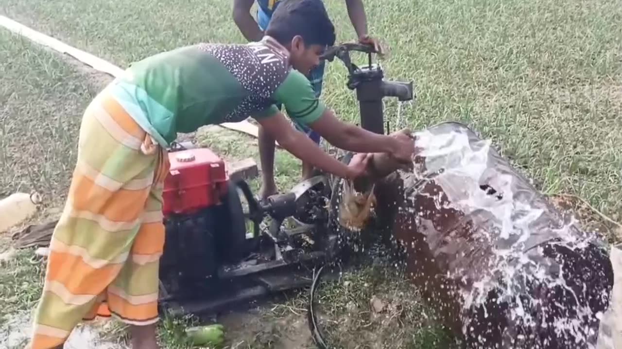 Best funny moments | water pump funny starting video | funny video