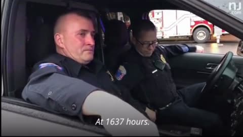 Cops last call before he retires. Emotional and it reminds us that cops are just human beings