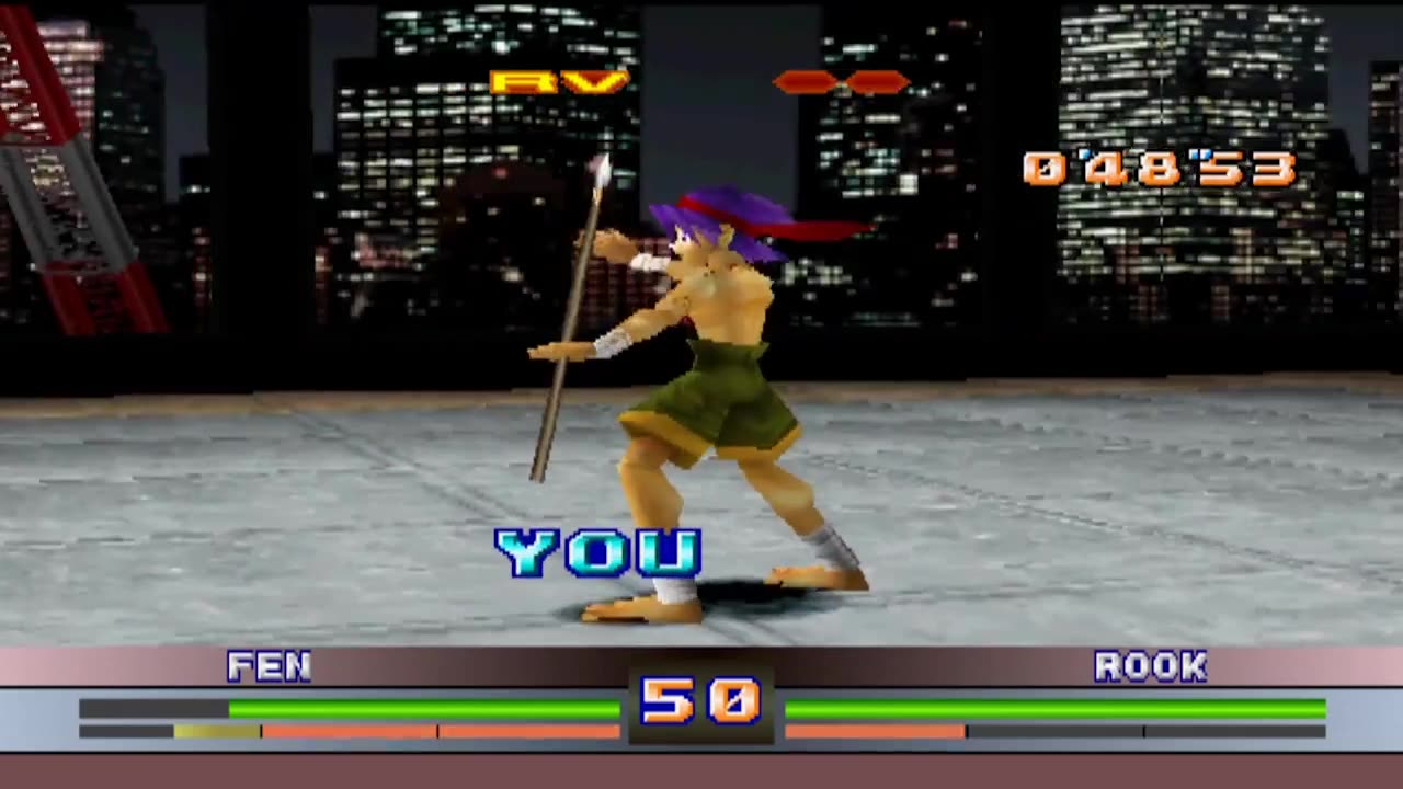 A funny thing happened in Toshinden 4