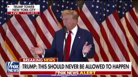 Full DJT speech this morning