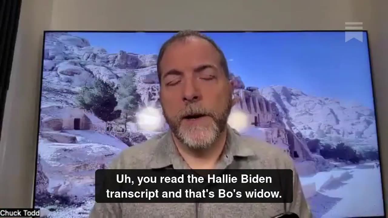 Chuck Todd Is Angry About Hunter Biden . . . and Even Angrier at Traitor Joe