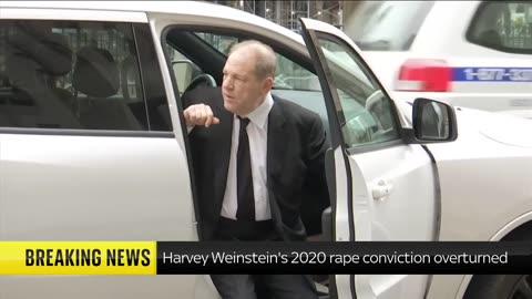 Harvey Weinstein's rape case overturned