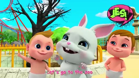 Baby zoo song for kids-Lets go to the zoo-funny kids songs &nursery rhymes
