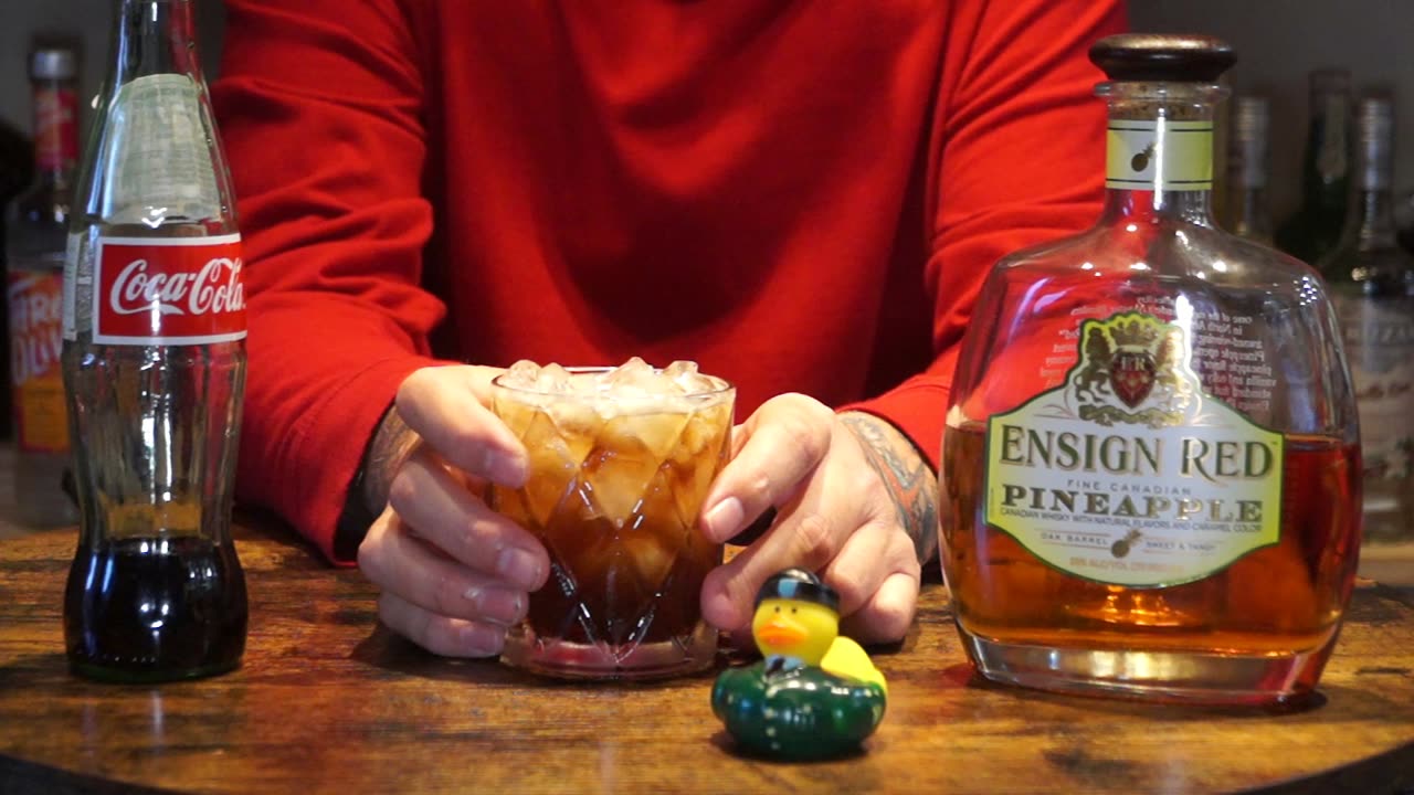 John Sullivan - Ensign Red Pineapple Whiskey & Coke from Mexico