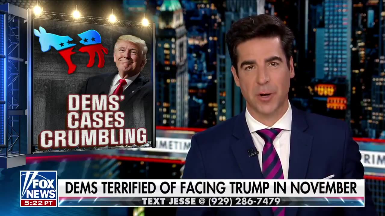 The left’s legal strategy against Trump is crumbling from all directions. - Jesse Watters