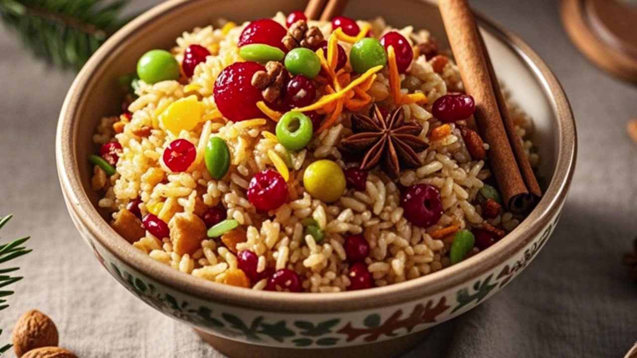 Delicioso Arroz Navideño FACIL Y RAPIDO DE PREPARAR ESTE 2024