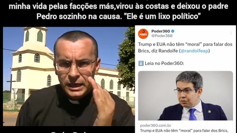 Padre Pedro disse que o Randolf Rodrigues se comprometeu a ajudar famílias que estavam sendo expulsas do minha casa minha vida pelas facções más,virou às costas e deixou o padre Pedro sozinho na causa. "Ele é um lixo político"