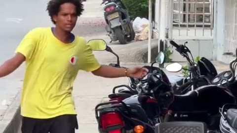 Stealing drinks and foods prank