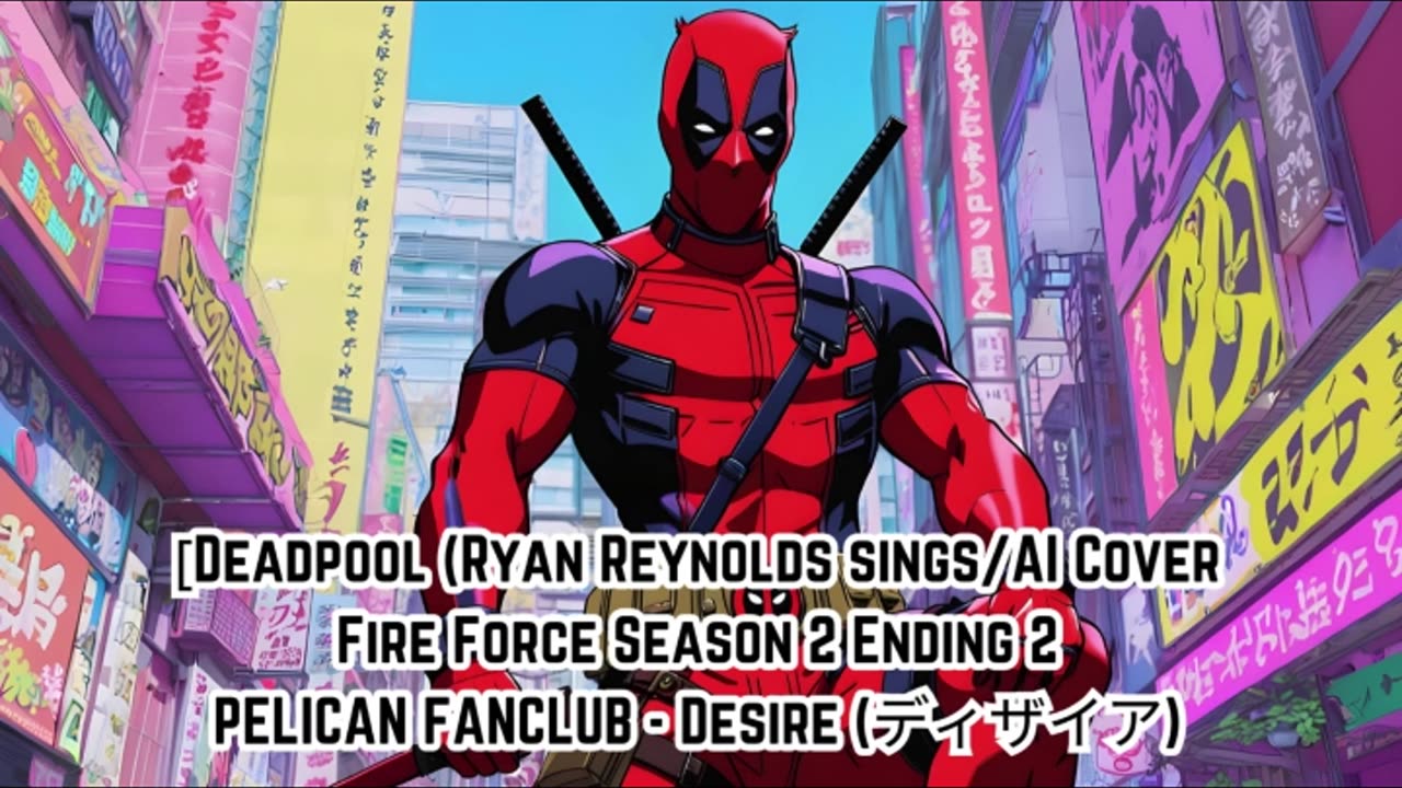 [Deadpool sings/AI Cover] Fire Force Season 2 Ending 2 PELICAN FANCLUB - Desire (ディザイア)