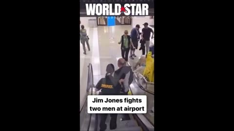 Footage Released Of Jim Jones Fighting 2 Men In A Florida Airport