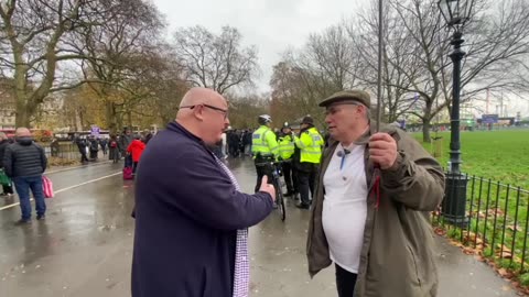 Speakers corner 1/12/24 Alex the Christian ( Zionist ) Evangelical.