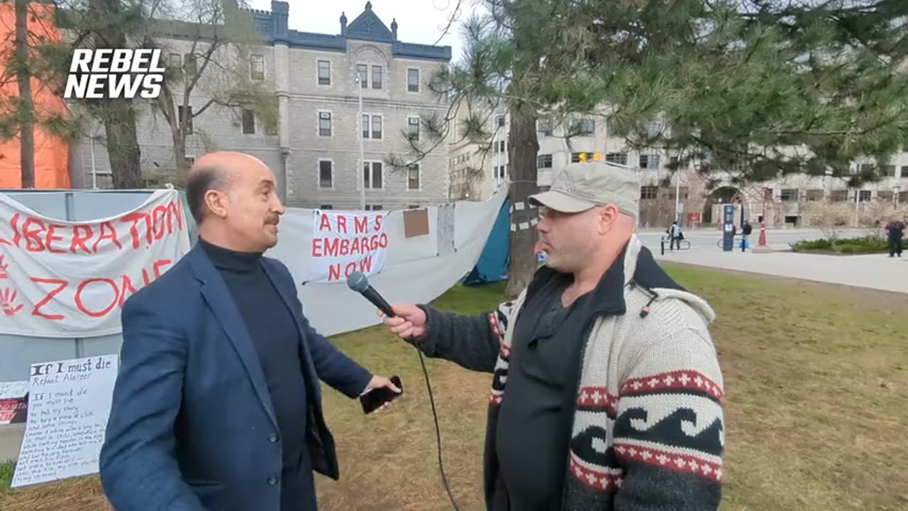 U Ottawa Anti-Israel Protesters Ignore Media