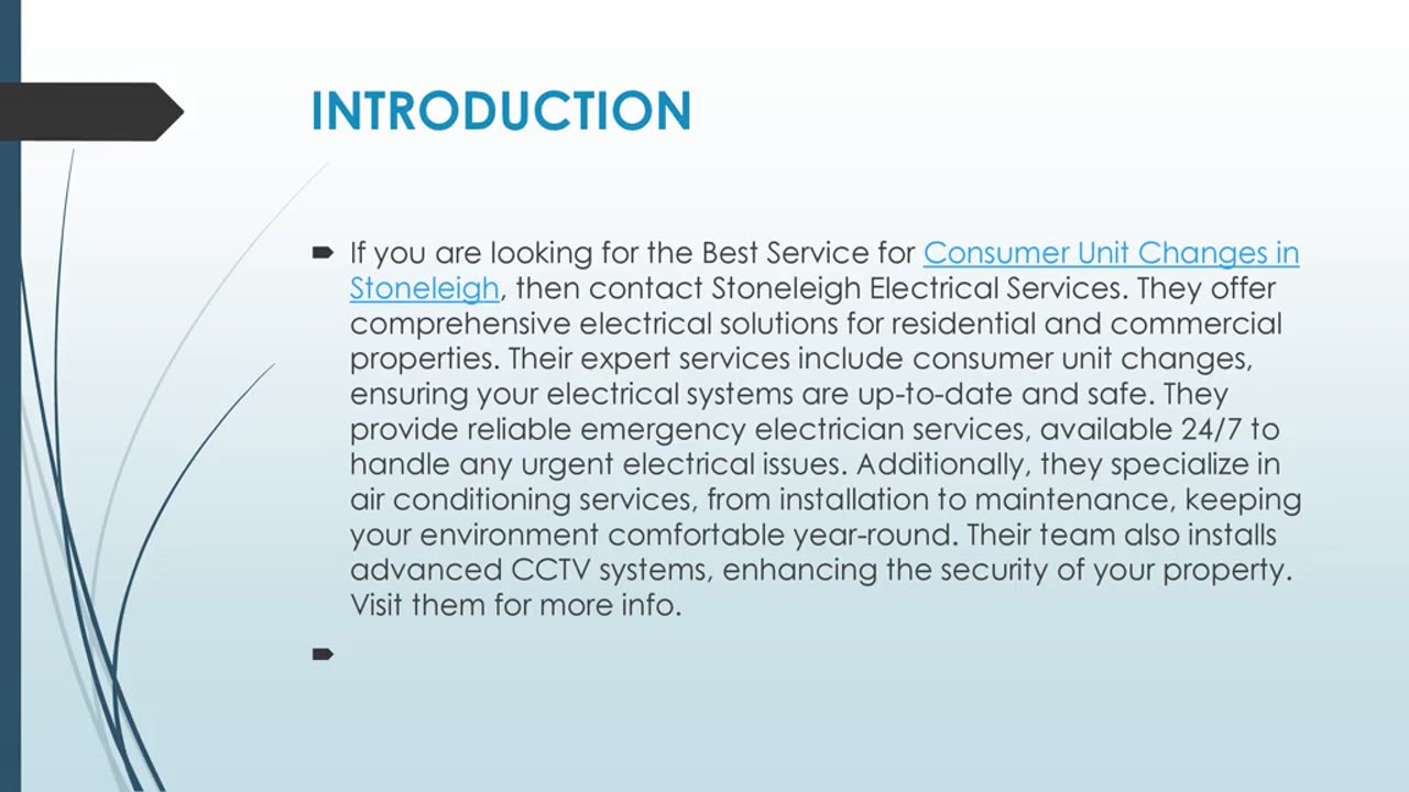 Get The Best Consumer Unit Changes in Stoneleigh.
