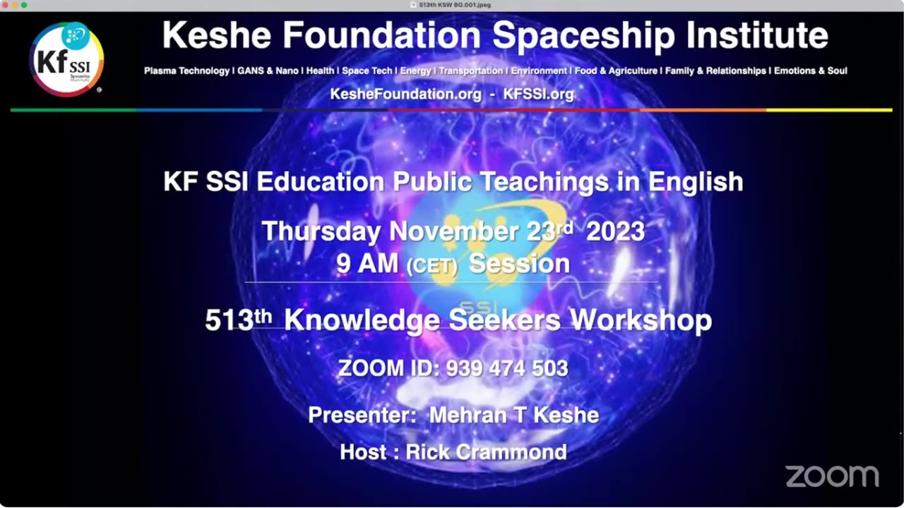 513th Knowledge Seekers Workshop; November 23, 2023