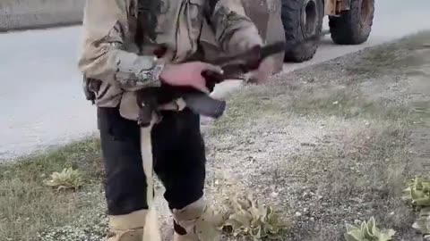 Syrian Rebel Fighter Celebrates Capture of a Town with Cristiano Ronaldo’s Signature Celebration