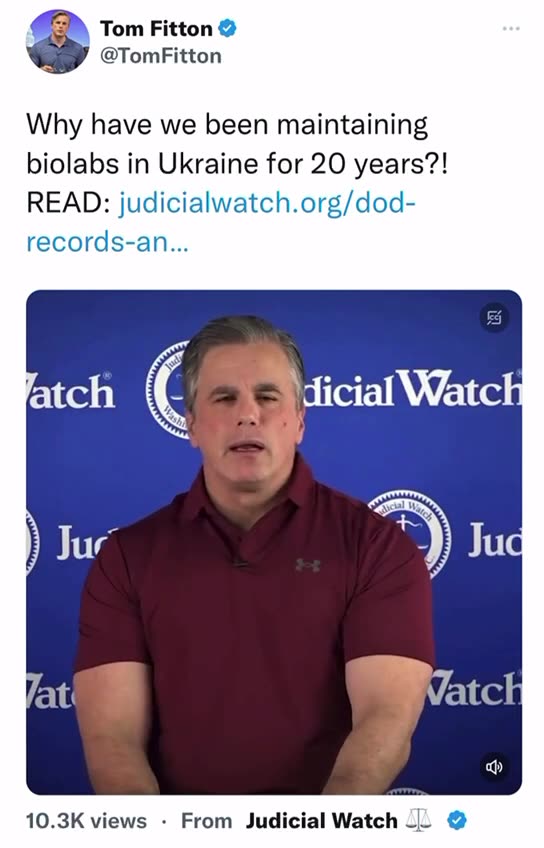 This Could Be The Question The Globalists Least Want You To Know The Answer To - Ukraine Biolabs?