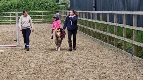 My youngest daughter and her Pony.