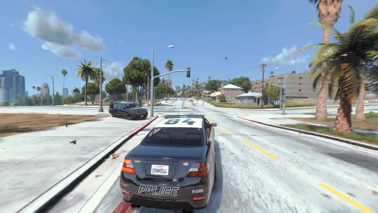 GTA 5 POLICE CHASE Ultra Realistic Graphics Gameplay