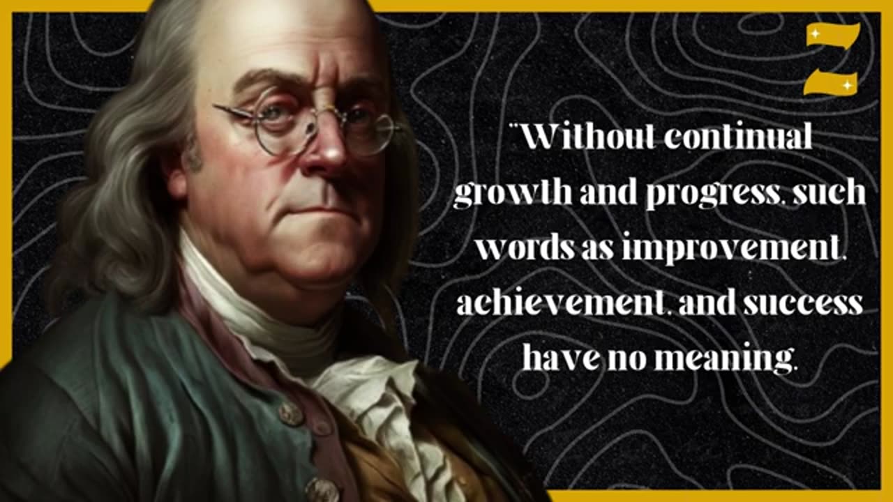 Benjamin Franklin's Wisdom Timeless Quotes for Success"