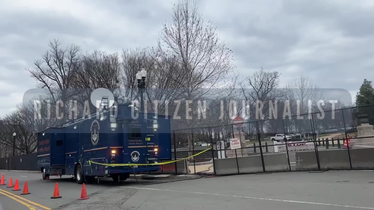 Militant reinforced fencing going up around the Capitol right now, that’s the state of the union.