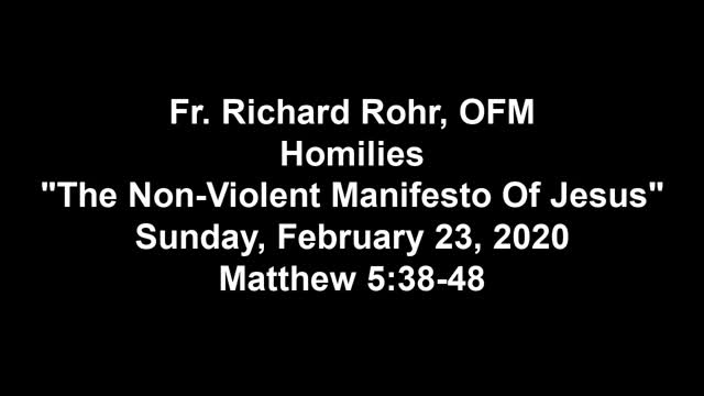 The Non-Violent Manifesto Of Jesus