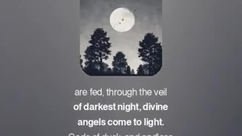 God In The Darkest Of Night