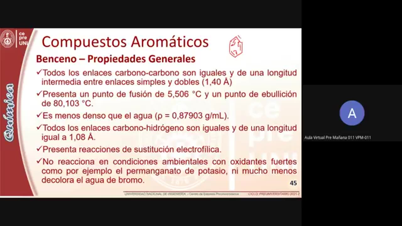 CEPRE UNI 2021 - 2 | SEMANA 16 | QUÍMICA S02