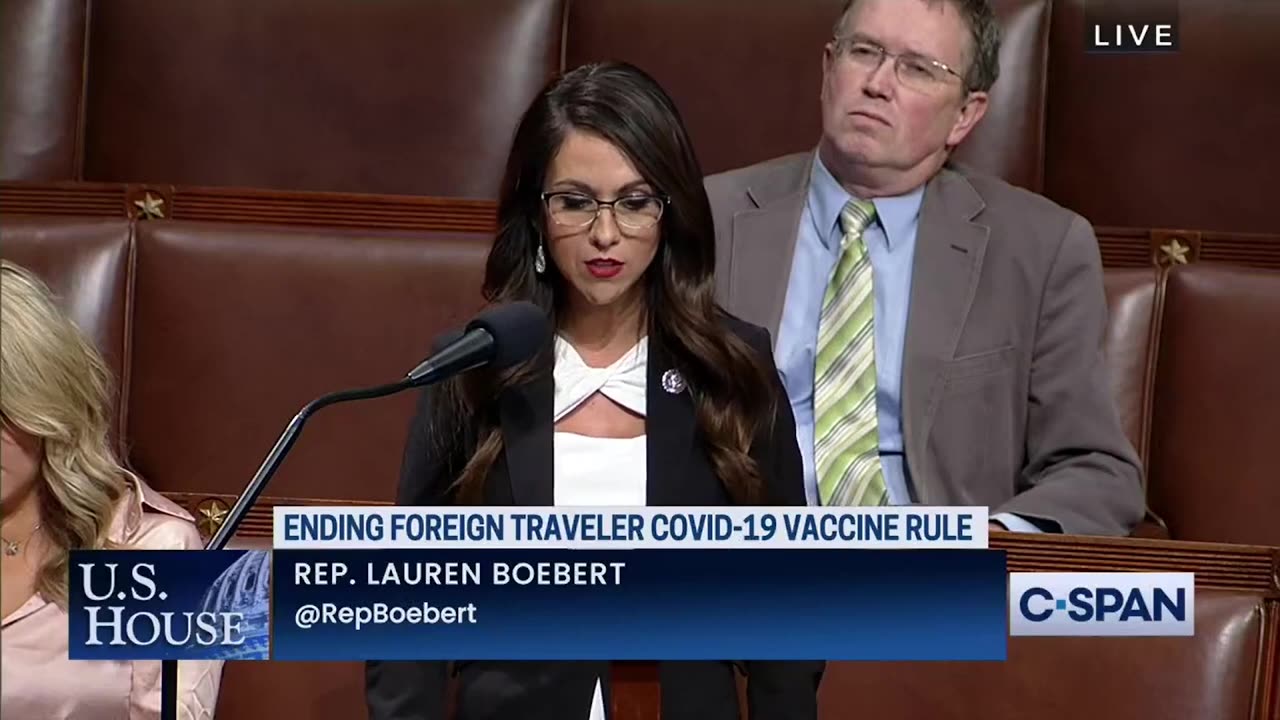 Rep. Lauren Boebert Debates her Amendment to Require the CDC to Report on its Border Vaccine Mandate