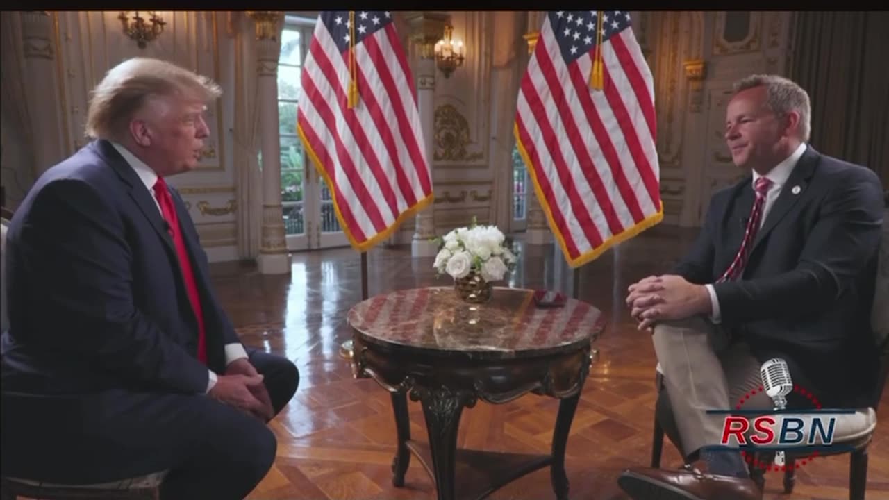 President Donald J Trump RSBN interview - The Prayer 🙏