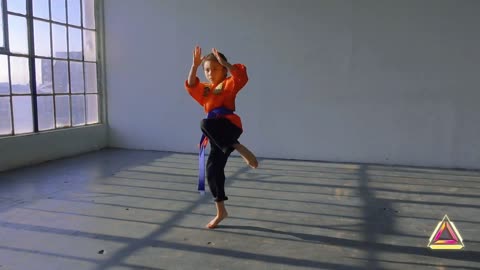 Young Girl Martial Arts