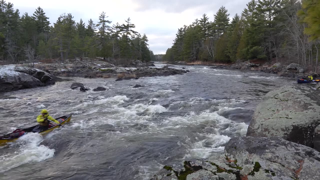 Camping and Canoeing in Rain and Snow *testing new gear*