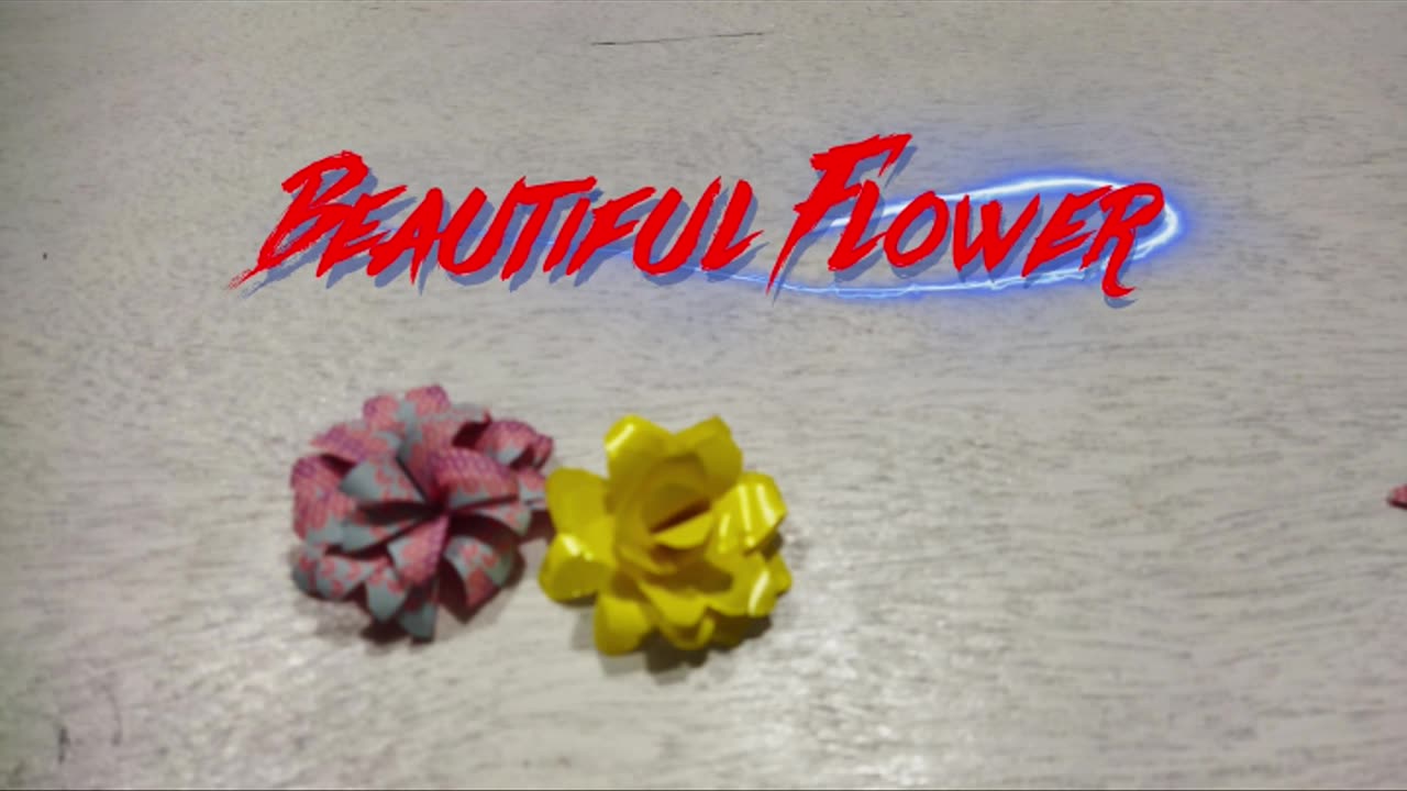 beautiful flower origami