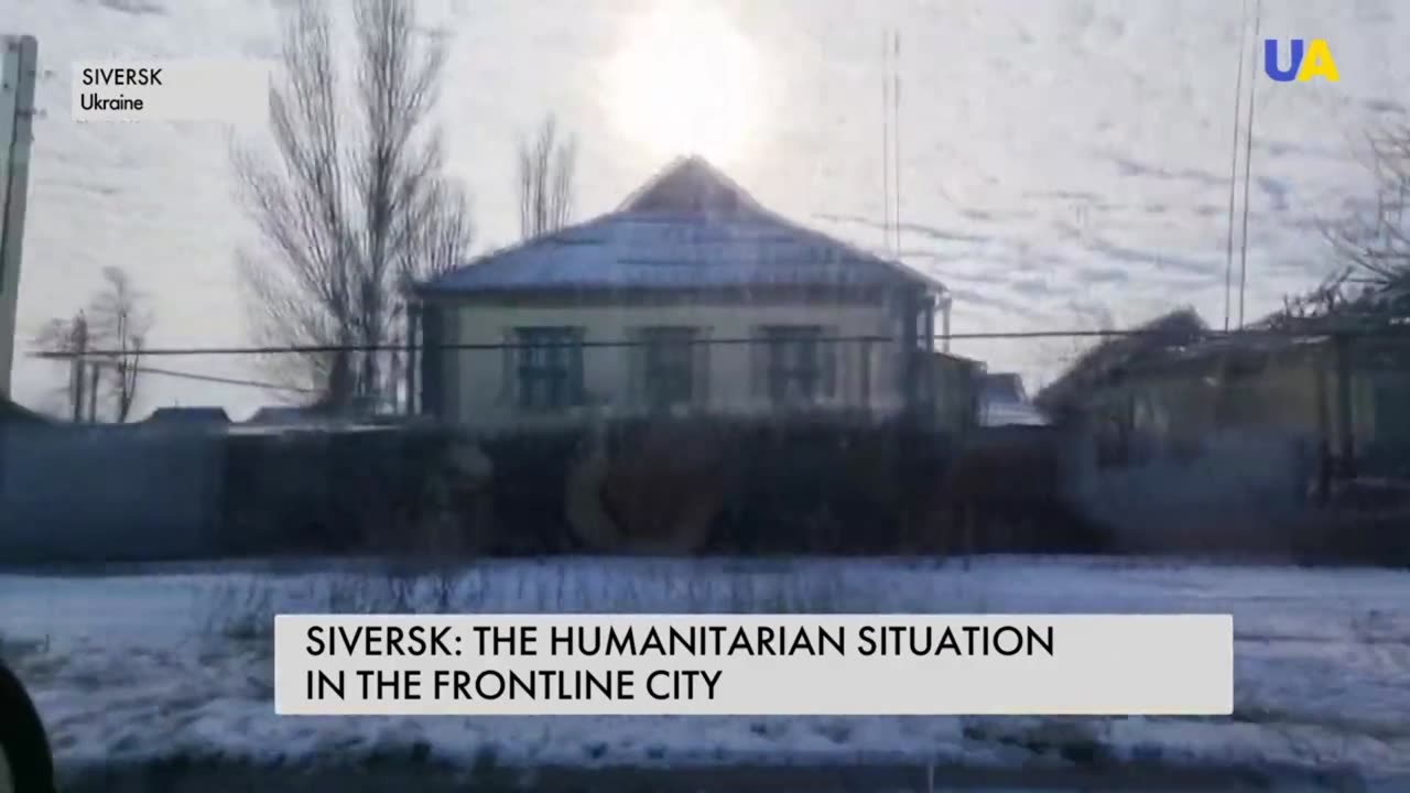 Deserted streets, destroyed houses in Siversk: aid is provided to residents regardless shelling