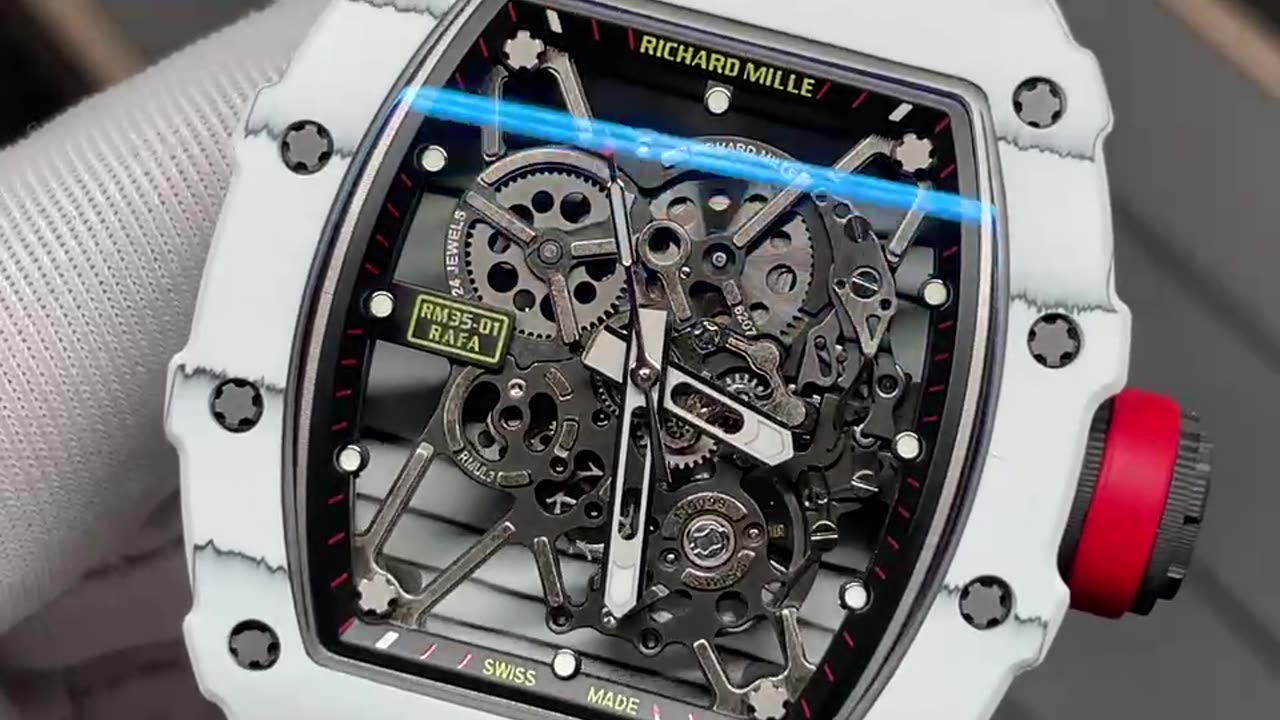 Replica Richard Mille (Richard Mill) RM35-01 RM3501 black NTPT carbon fiber case watch