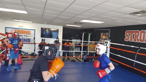 Joey sparring Dylan 1. 2/11/23