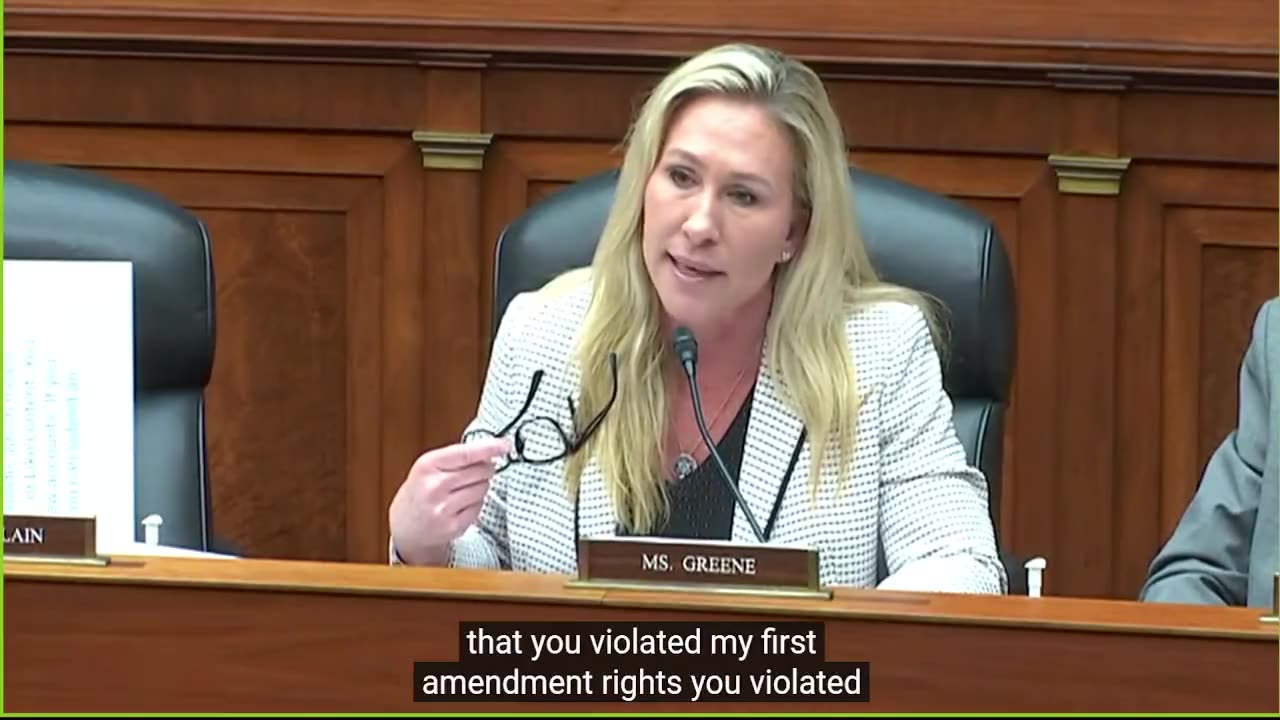 Marjorie Taylor Greene trashes former Twitter executives for allowing child porn but banning her