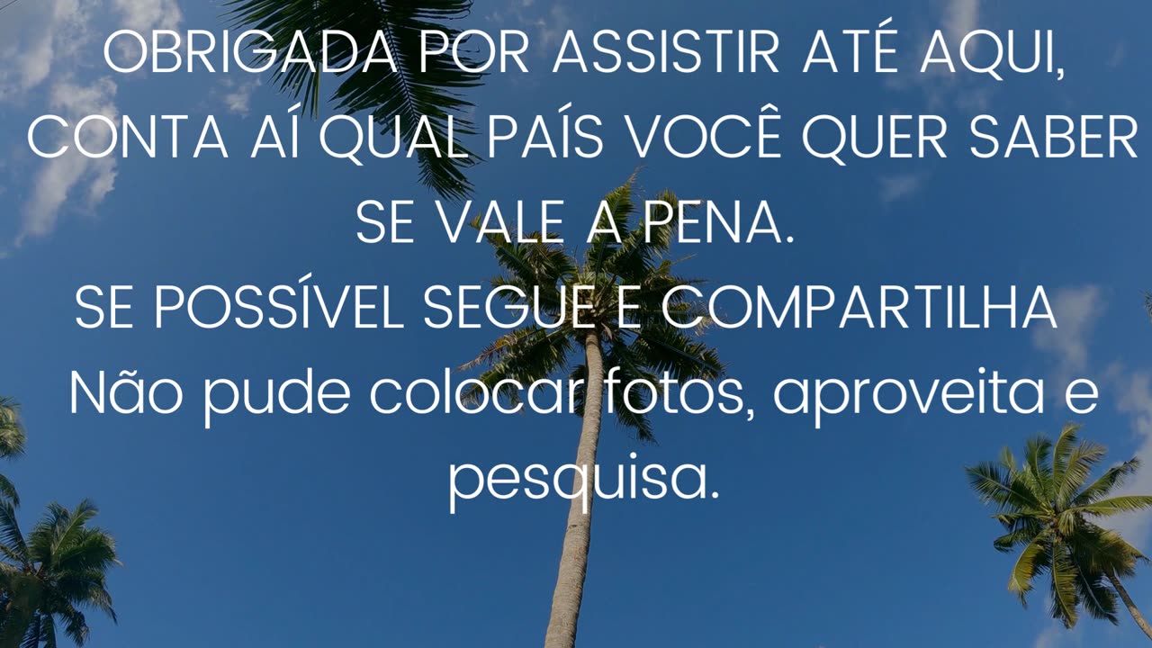 #7 -Top 10 países para morar. Na minha opinião