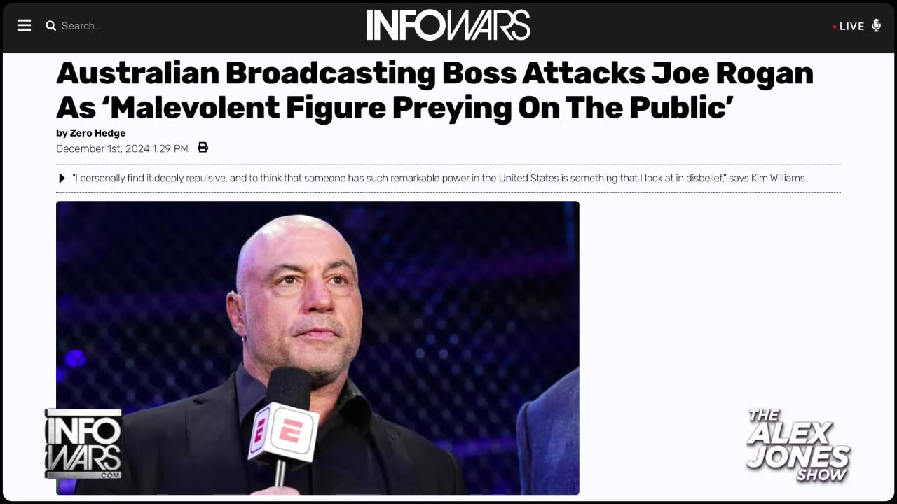 UN Members Sign Global Censorship Declaration As The Dinosaur Media Declares War On Joe Rogan