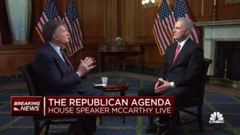 Speaker McCarthy on CNBC : I will bring the American people back to the House