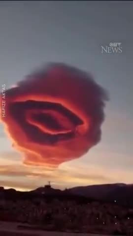 EVIL SATANIC CLOUD APPEARS IN THE SKY OVER TURKEY BEFORE THE EARTHQUAKES? A DEMON SEEN IN THE CLOUD