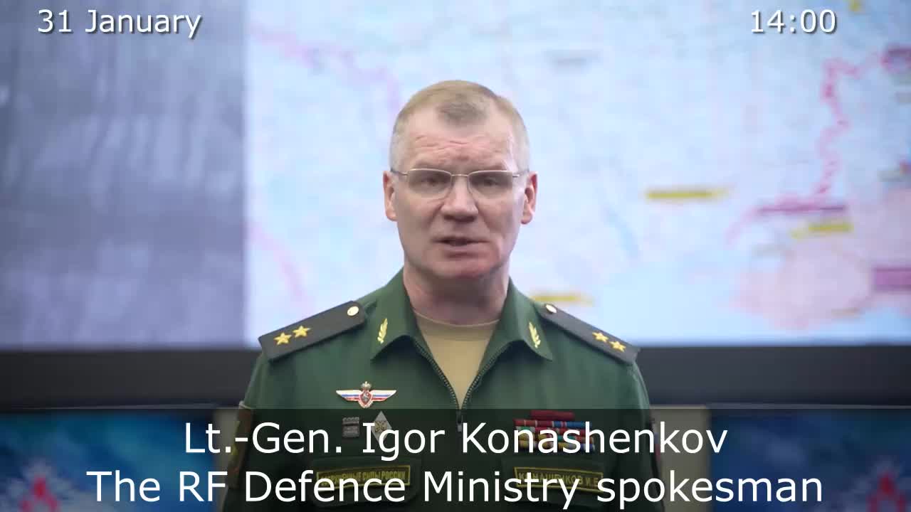 2023-01-31 Russian Defence Ministry report