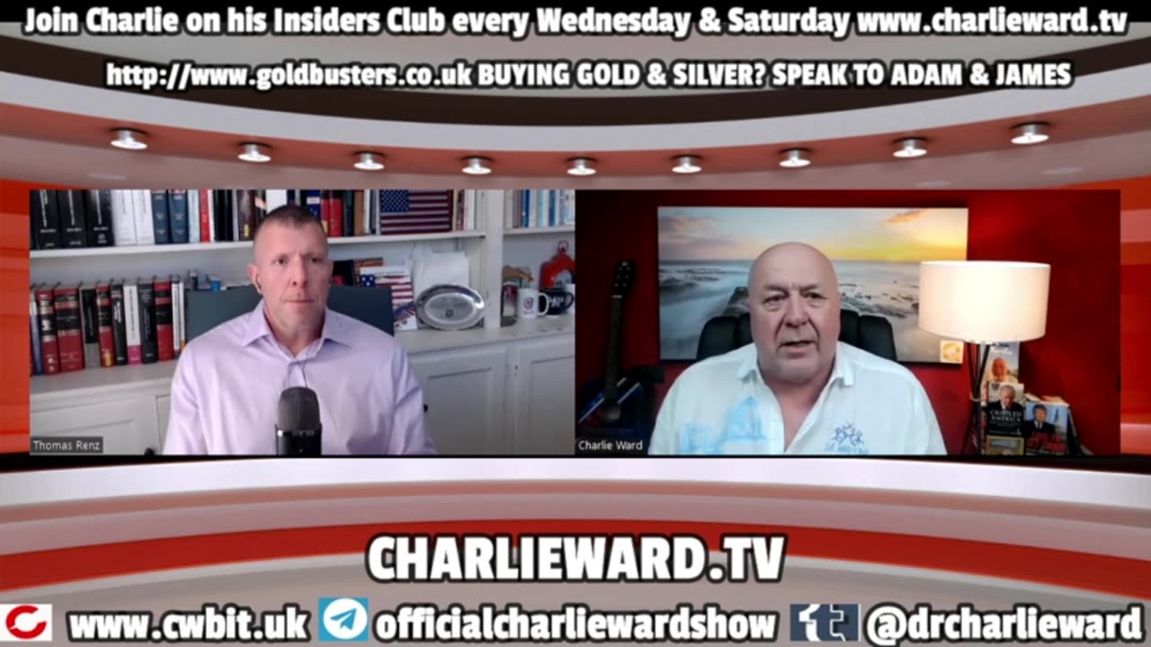 Charlie Ward Huge - The Military Is In Charge..