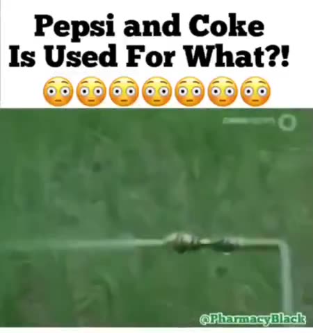 Pepsi and Coke is used for......... 🤔?! [India 🇮🇳]