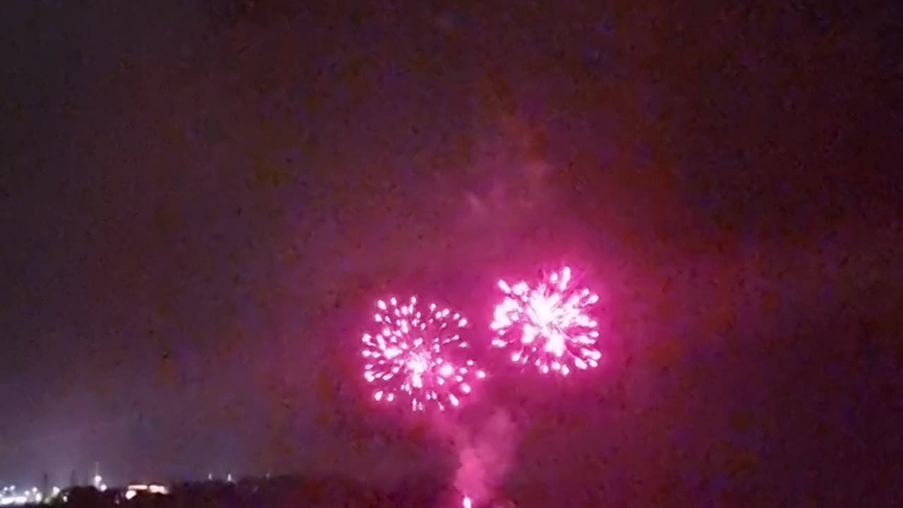 New year fireworks