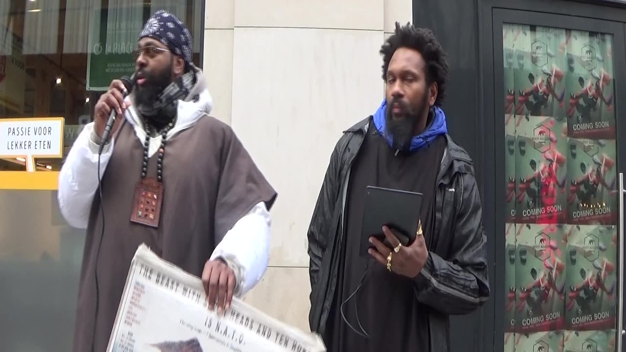 Hebrew Israelites Camp Street Teaching 4-2-2023 The Hague (Netherlands)